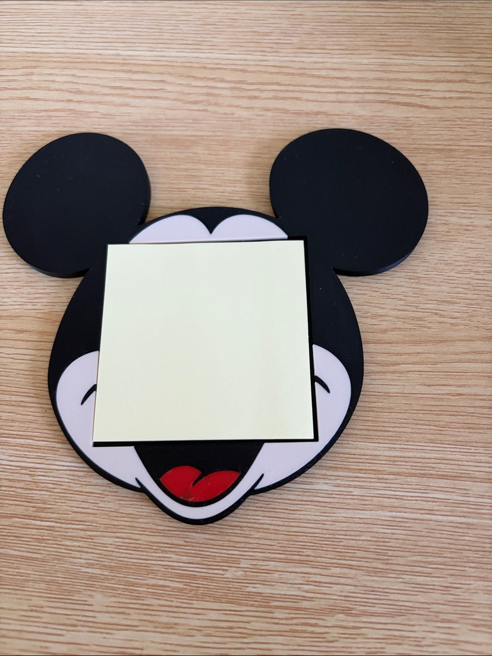 Character Sticky Note Holder in Black, White & Red